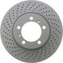 CENTRIC PARTS 128.37038 Centric Premium OE Style Drilled Brake Rotor