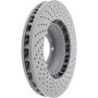 CENTRIC PARTS 128.37038 Centric Premium OE Style Drilled Brake Rotor