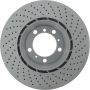 CENTRIC PARTS 128.37040 Centric Premium OE Style Drilled Brake Rotor