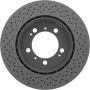 CENTRIC PARTS 128.37041 Centric Premium OE Style Drilled Brake Rotor