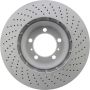 CENTRIC PARTS 128.37042 Centric Premium OE Style Drilled Brake Rotor
