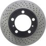 CENTRIC PARTS 128.37045 Centric Premium OE Style Drilled Brake Rotor