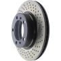 CENTRIC PARTS 128.37045 Centric Premium OE Style Drilled Brake Rotor