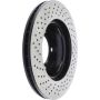 CENTRIC PARTS 128.37045 Centric Premium OE Style Drilled Brake Rotor