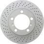 CENTRIC PARTS 128.37046 Centric Premium OE Style Drilled Brake Rotor