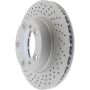 CENTRIC PARTS 128.37046 Centric Premium OE Style Drilled Brake Rotor