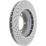 CENTRIC PARTS 128.37046 Centric Premium OE Style Drilled Brake Rotor