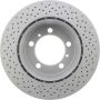 CENTRIC PARTS 128.37047 Centric Premium OE Style Drilled Brake Rotor