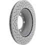 CENTRIC PARTS 128.37047 Centric Premium OE Style Drilled Brake Rotor