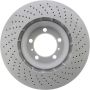 CENTRIC PARTS 128.37050 Centric Premium OE Style Drilled Brake Rotor