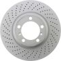 CENTRIC PARTS 128.37050 Centric Premium OE Style Drilled Brake Rotor
