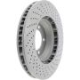 CENTRIC PARTS 128.37050 Centric Premium OE Style Drilled Brake Rotor