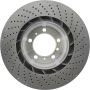 CENTRIC PARTS 128.37054 Centric Premium OE Style Drilled Brake Rotor