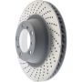 CENTRIC PARTS 128.37054 Centric Premium OE Style Drilled Brake Rotor