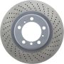 CENTRIC PARTS 128.37055 Centric Premium OE Style Drilled Brake Rotor
