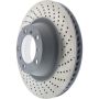 CENTRIC PARTS 128.37055 Centric Premium OE Style Drilled Brake Rotor