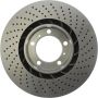 CENTRIC PARTS 128.37064 Centric Premium OE Style Drilled Brake Rotor
