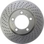 CENTRIC PARTS 128.37064 Centric Premium OE Style Drilled Brake Rotor