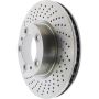 CENTRIC PARTS 128.37064 Centric Premium OE Style Drilled Brake Rotor