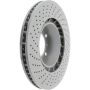 CENTRIC PARTS 128.37065 Centric Premium OE Style Drilled Brake Rotor