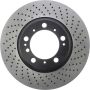 CENTRIC PARTS 128.37085 Centric Premium OE Style Drilled Brake Rotor