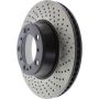 CENTRIC PARTS 128.37085 Centric Premium OE Style Drilled Brake Rotor