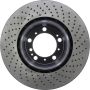 CENTRIC PARTS 128.37086 Centric Premium OE Style Drilled Brake Rotor