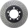 CENTRIC PARTS 128.37086 Centric Premium OE Style Drilled Brake Rotor
