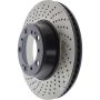 CENTRIC PARTS 128.37086 Centric Premium OE Style Drilled Brake Rotor