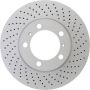 CENTRIC PARTS 128.37087 Centric Premium OE Style Drilled Brake Rotor