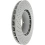 CENTRIC PARTS 128.37087 Centric Premium OE Style Drilled Brake Rotor