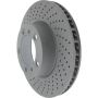CENTRIC PARTS 128.37088 Centric Premium OE Style Drilled Brake Rotor