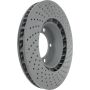 CENTRIC PARTS 128.37088 Centric Premium OE Style Drilled Brake Rotor