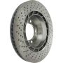 CENTRIC PARTS 128.37091 Centric Premium OE Style Drilled Brake Rotor