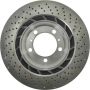 CENTRIC PARTS 128.37092 Centric Premium OE Style Drilled Brake Rotor