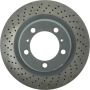 CENTRIC PARTS 128.37092 Centric Premium OE Style Drilled Brake Rotor