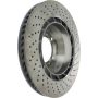 CENTRIC PARTS 128.37092 Centric Premium OE Style Drilled Brake Rotor