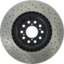CENTRIC PARTS 128.40098 Centric Premium OE Style Drilled Brake Rotor
