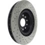 CENTRIC PARTS 128.40098 Centric Premium OE Style Drilled Brake Rotor