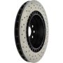 CENTRIC PARTS 128.44163 Centric Premium OE Style Drilled Brake Rotor