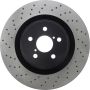 CENTRIC PARTS 128.44164 Centric Premium OE Style Drilled Brake Rotor