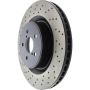 CENTRIC PARTS 128.44164 Centric Premium OE Style Drilled Brake Rotor