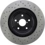 CENTRIC PARTS 128.47040 Centric Premium OE Style Drilled Brake Rotor