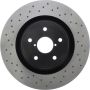 CENTRIC PARTS 128.47040 Centric Premium OE Style Drilled Brake Rotor
