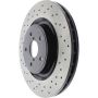 CENTRIC PARTS 128.47040 Centric Premium OE Style Drilled Brake Rotor