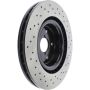 CENTRIC PARTS 128.47040 Centric Premium OE Style Drilled Brake Rotor