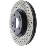 CENTRIC PARTS 128.51030 Centric Premium OE Style Drilled Brake Rotor