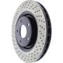 CENTRIC PARTS 128.62086 Centric Premium OE Style Drilled Brake Rotor