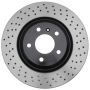 CENTRIC PARTS 128.62091 Centric Premium OE Style Drilled Brake Rotor