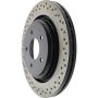 CENTRIC PARTS 128.62096 Centric Premium OE Style Drilled Brake Rotor